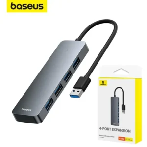 Baseus 4 Port USB3.0 HUB UltraJoy Series Lite – 15cm