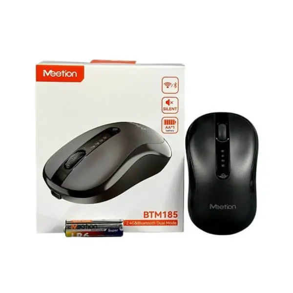 MEETION BTM185 Silent Mouse 2.4G Wireless + Bluetooth - Image 4