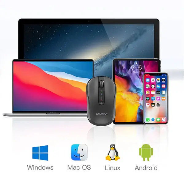 MEETION BTM185 Silent Mouse 2.4G Wireless + Bluetooth - Image 6