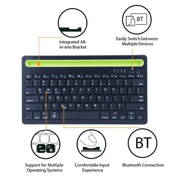 RK908 Tablet and Laptop Mini Bluetooth Keyboard - Image 8