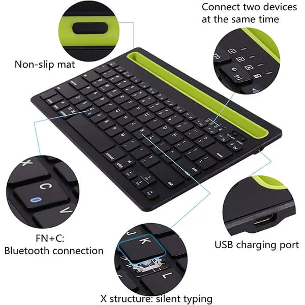 RK908 Tablet and Laptop Mini Bluetooth Keyboard - Image 3