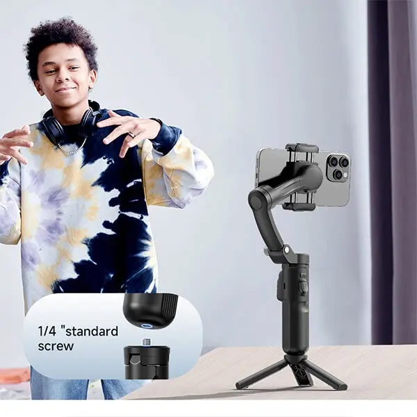 TOKQI M02 3 Axis Handheld Gimbal Stabilizer for Smartphone - Image 10