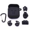  in  Silicone Case for Airpods Earphone Black@ido.lk  x
