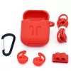  in  Silicone Case for Airpods Earphone Red @ido.lk  x