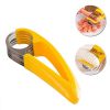 Banana Slicer Fruit Cutter Stainless Steel @ ido.lk  x