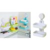 Double Layer Soap Box Suction Cup Holder @ido.lk  x