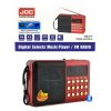 JOC Rechargeable USB and microSD Slot Mini FM Radio@ ido.lk  x