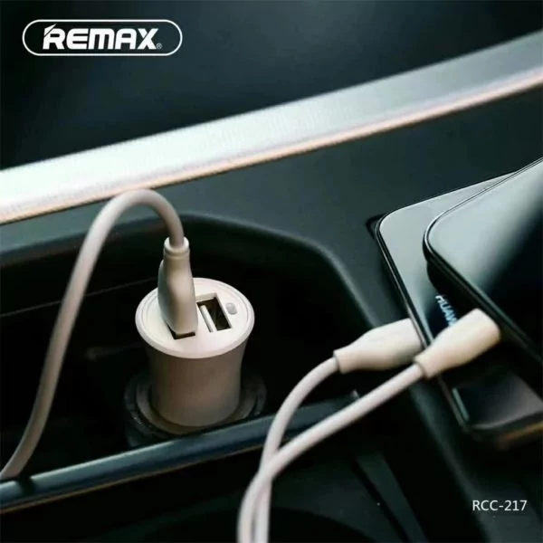 Remax Car Charger & Cable 3 in 1 RCC217@ ido.lk
