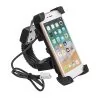Universal Bike Mobile Holder Mirror with USB Charger Bike Mobile Holder @ido.lk  x