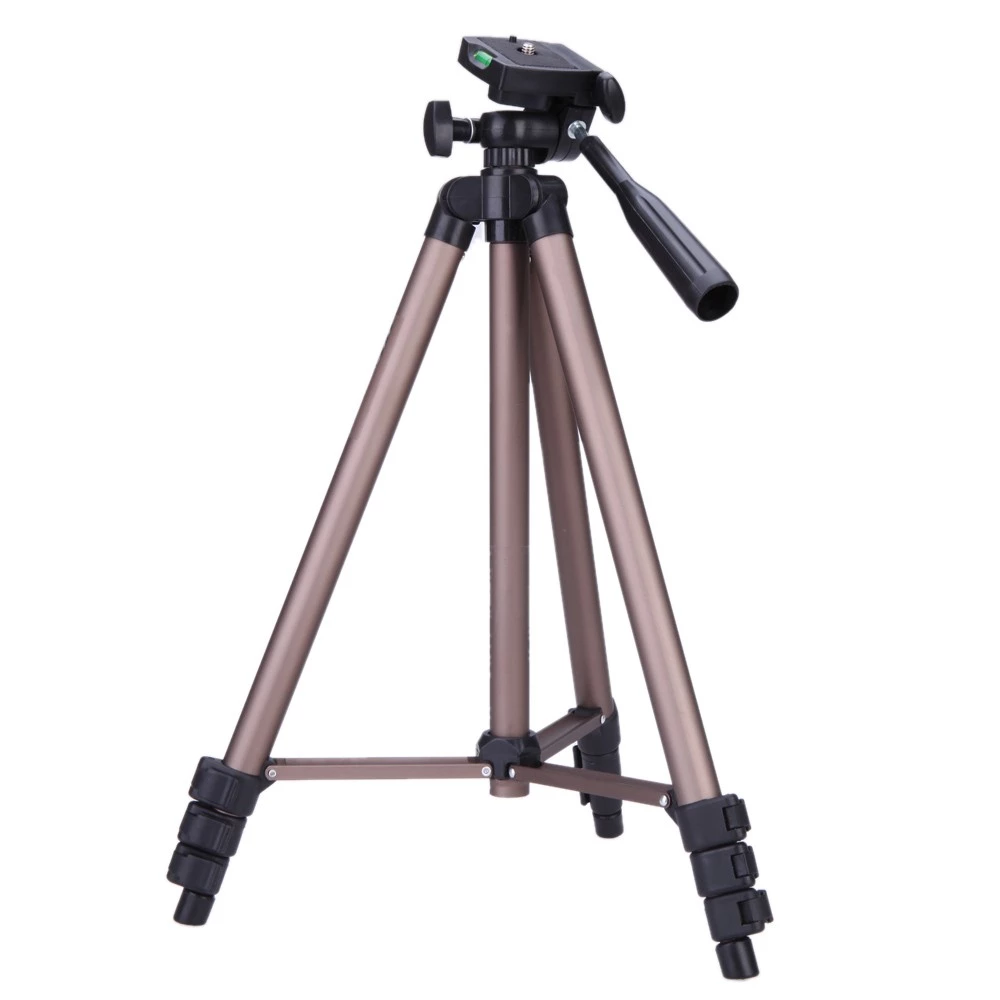 WT-3130 Protable Camera Tripod Aluminum alloy with Quick release plate Rocker Arm for DSLR Camera
