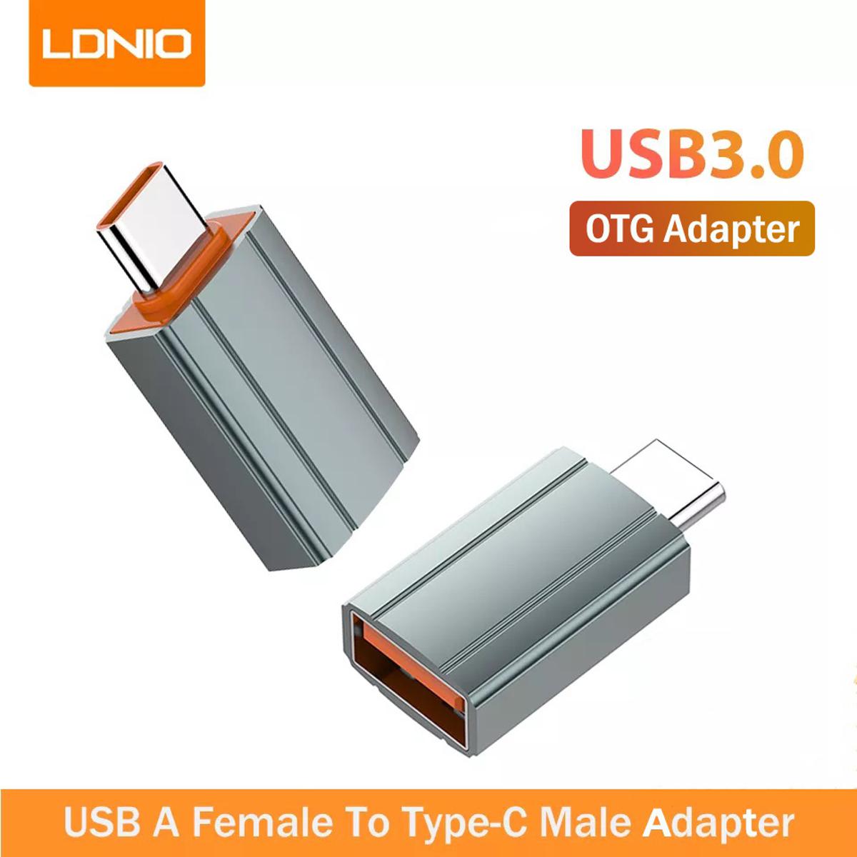 ADAPTADOR OTG LDNIO LC140 TIPO-C USB 3.0 METALICO - DigitalCorp