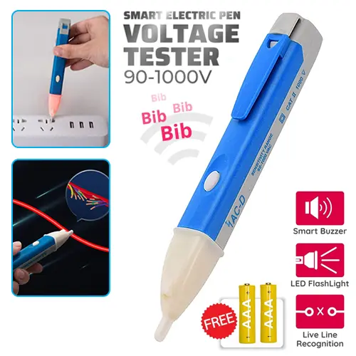 Voltage Detector Tester Pen AC Voltage indicator 90-1000V