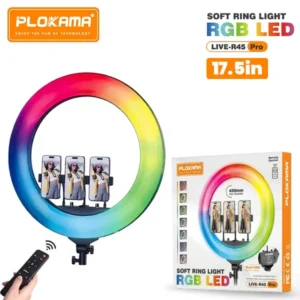 Plokama R45 Pro Soft LED RGB Ring light 17.5inch price in sri lanka Toko.lk