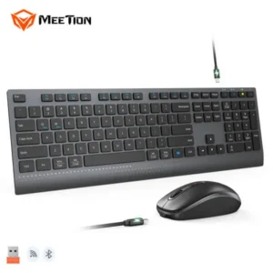 MEETION C2000 Wireless Keyboard and Mouse Combo Rechargeable