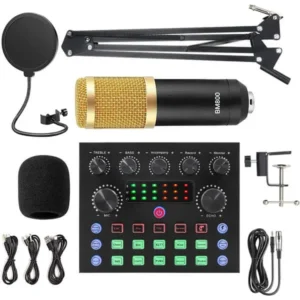 V8S Live Sound Card with BM800 Condenser Mic